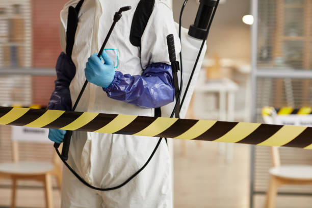 Professional Biohazard Cleanup technician working in Hanford, CA
